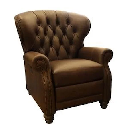 Motorized Reclining Chair Tufted Seat Back